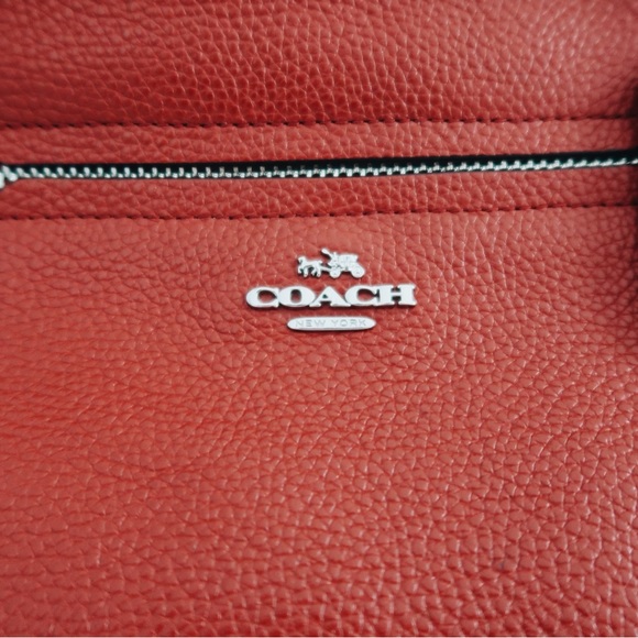 COACH Red Medium sized handbag - Picture 3 of 5